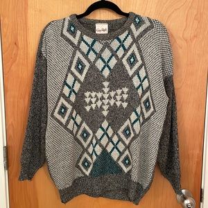 Vintage Crewneck Knit Sweater